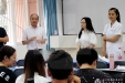 杨正林副院长深入本科生班级关心学生学习生活