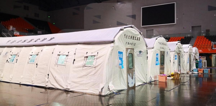 四川省人民医院新都核酸检测气膜实验室今日休舱